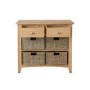 Bourton Light Oak Storage Unit with 6 Drawers