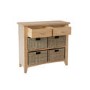 Bourton Light Oak Storage Unit with 6 Drawers