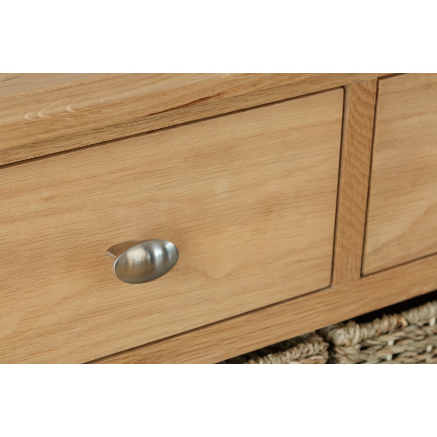 Bourton Light Oak Storage Unit with 9 Drawers