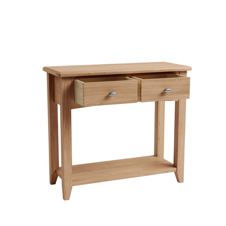 Bourton Solid Oak Console Table