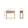 Bourton Solid Oak Console Table