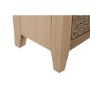 Bourton Solid Oak Hall Bench with Wicker Baskets