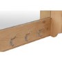 Bourton Solid Oak Coat Rack with Mirror