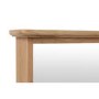 Bourton Solid Oak Coat Rack with Mirror