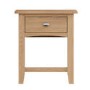 Oak Side Table with 1 Drawer