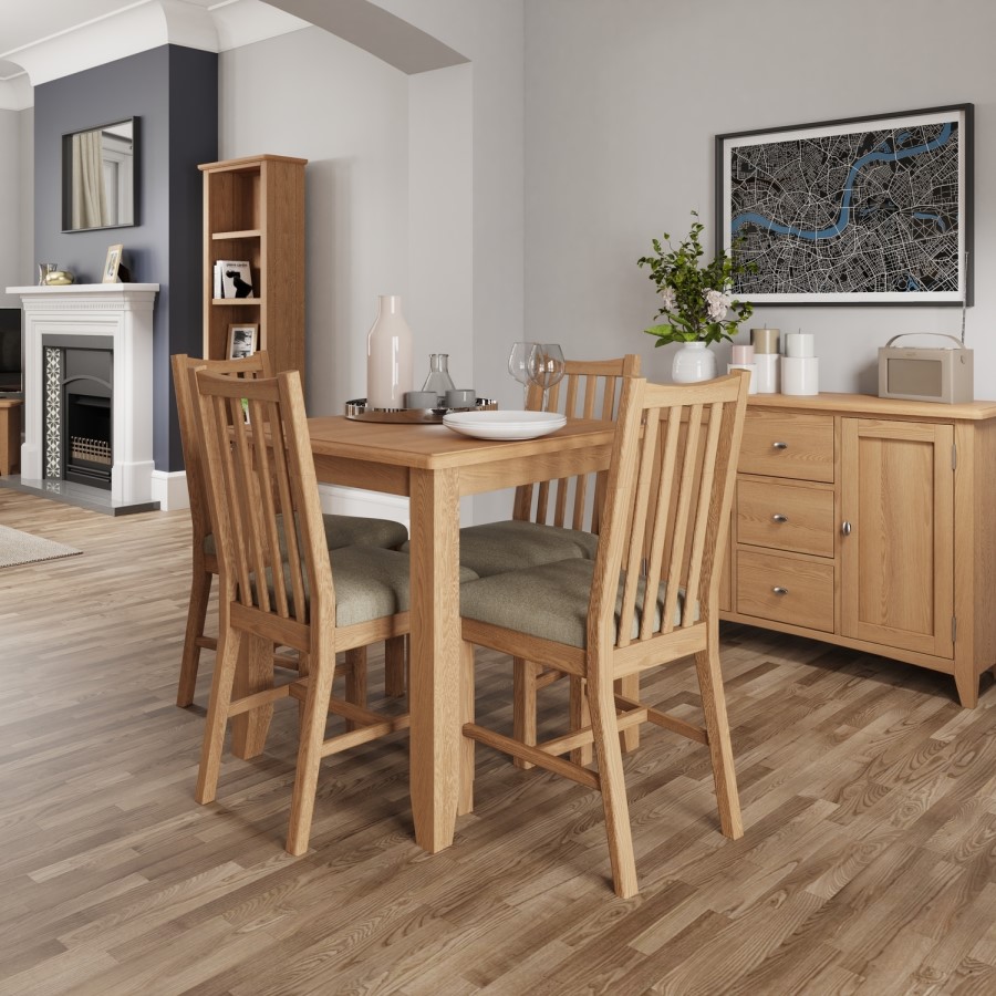 Bourton Square Solid Oak Dining Table