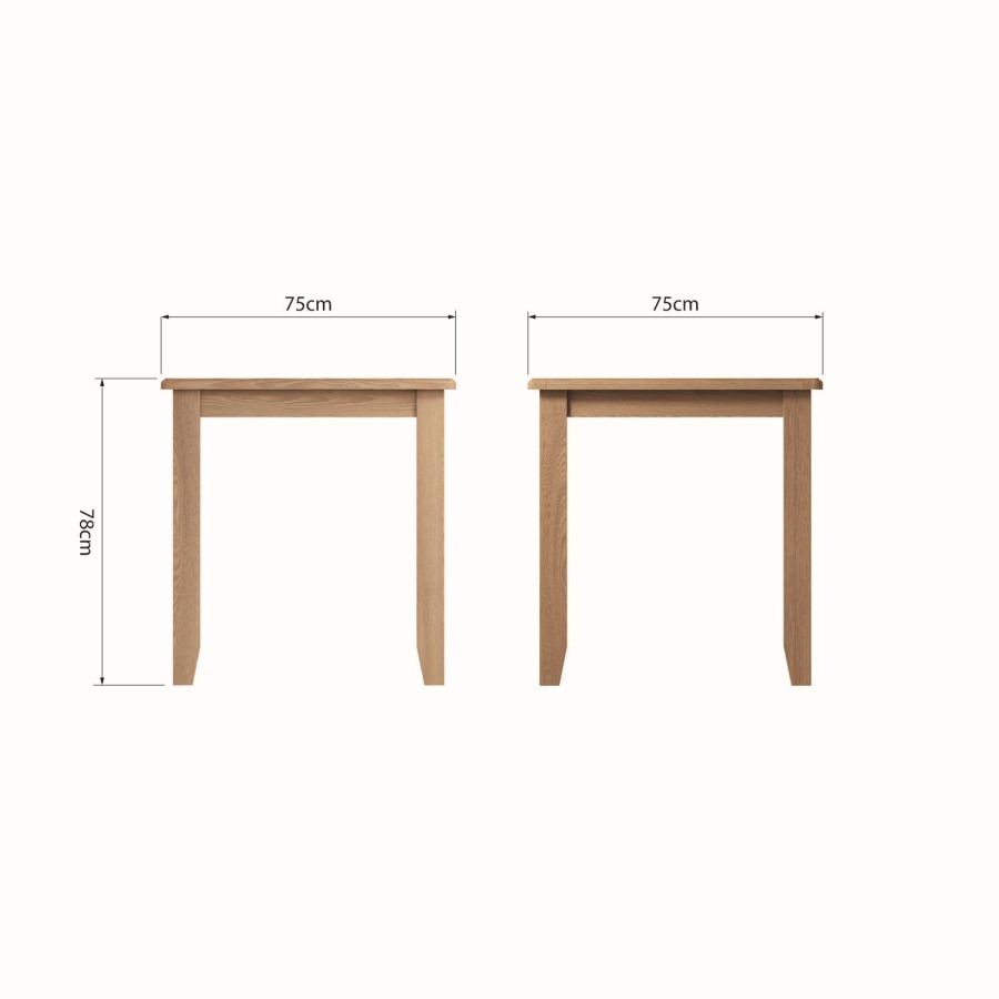 Bourton Square Solid Oak Dining Table