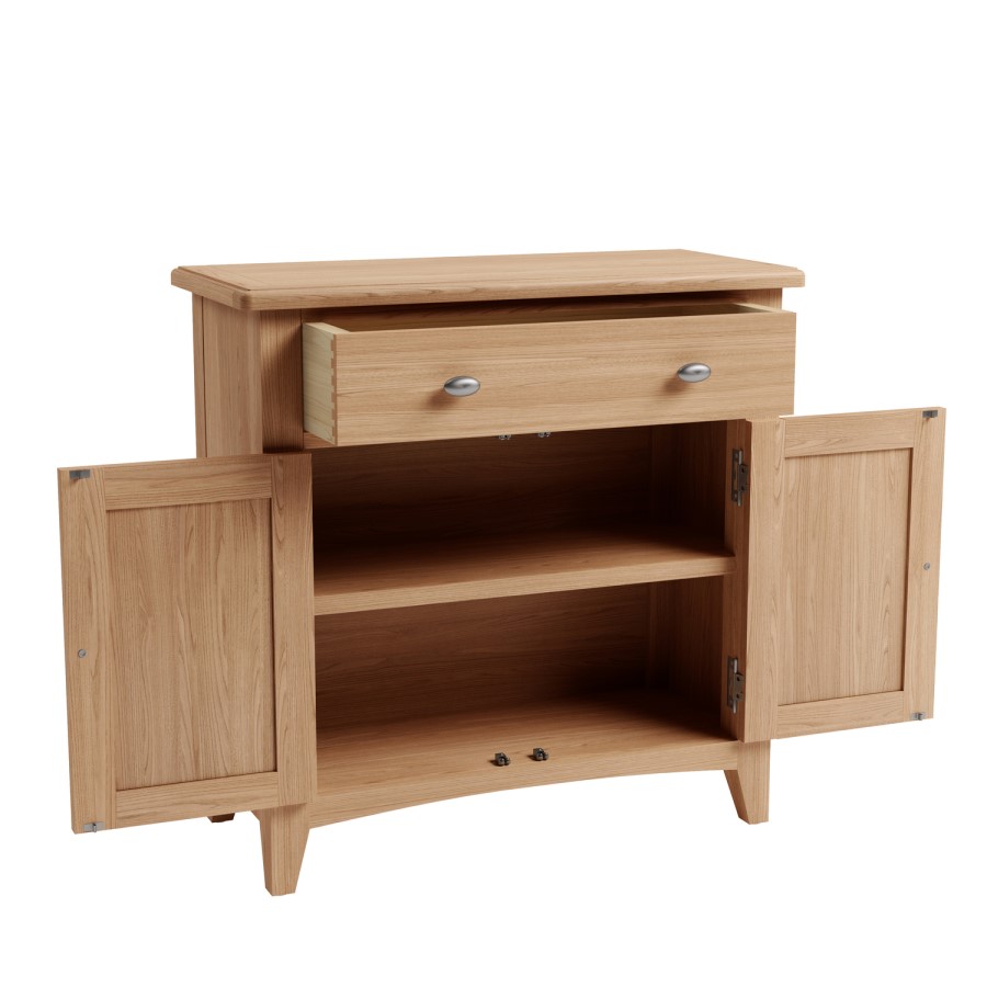 Bourton Solid Oak Sideboard with Double Doors 