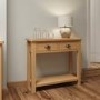 Rustic Oak Console Table