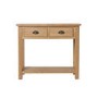 Rustic Oak Console Table