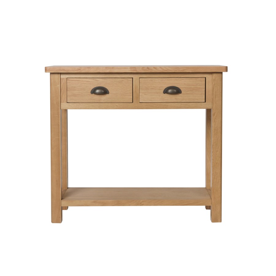 Rustic Oak Console Table
