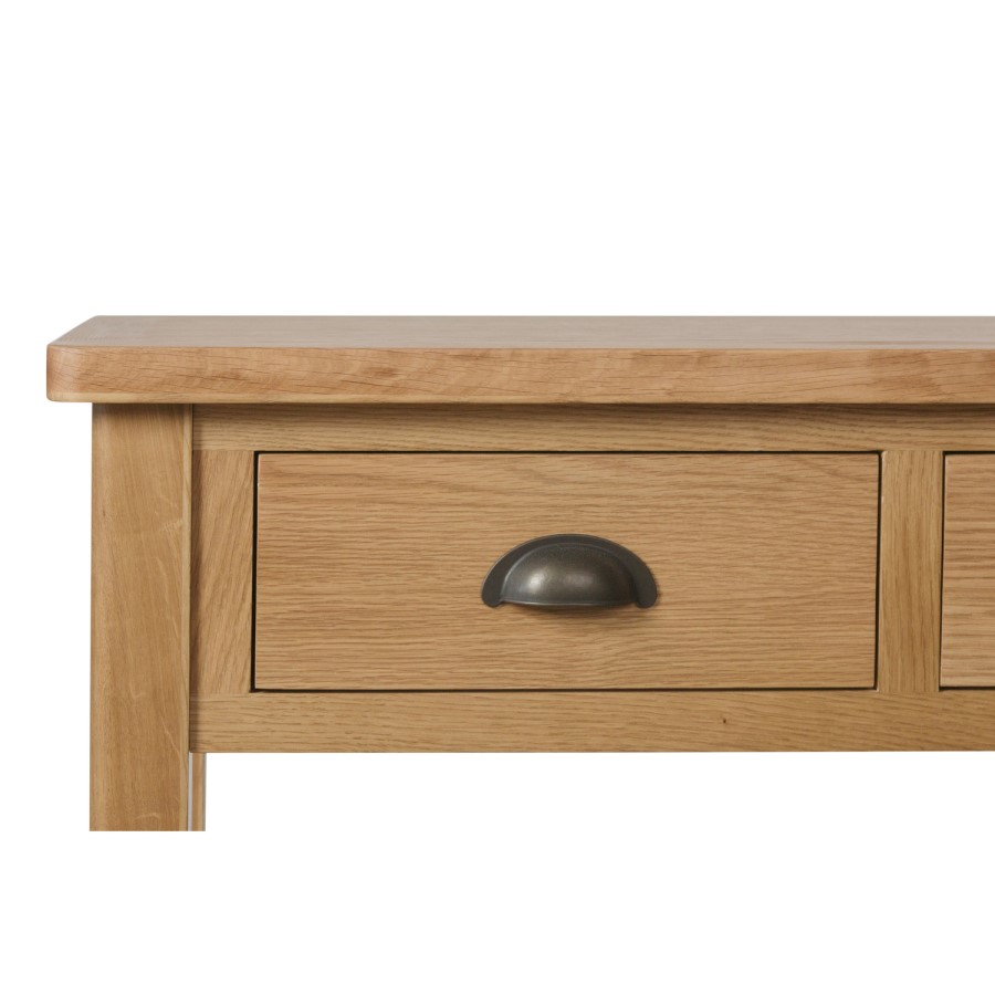 Rustic Oak Console Table