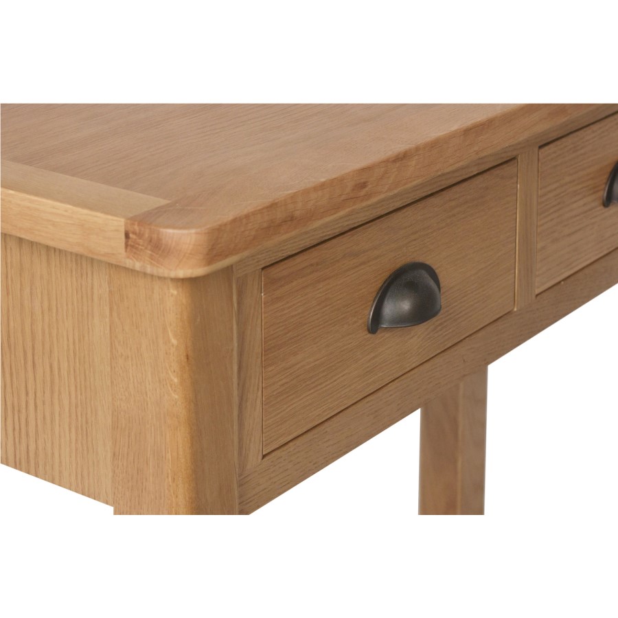 Rustic Oak Console Table