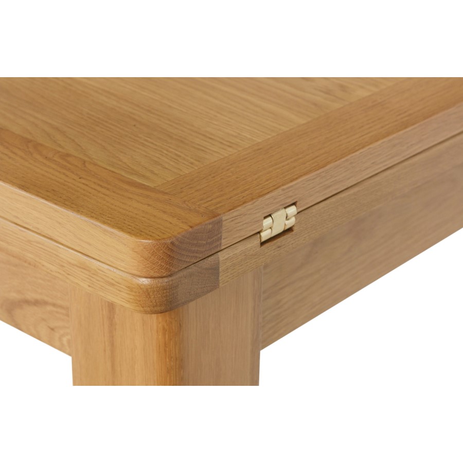 Rustic Oak Flip Top Table