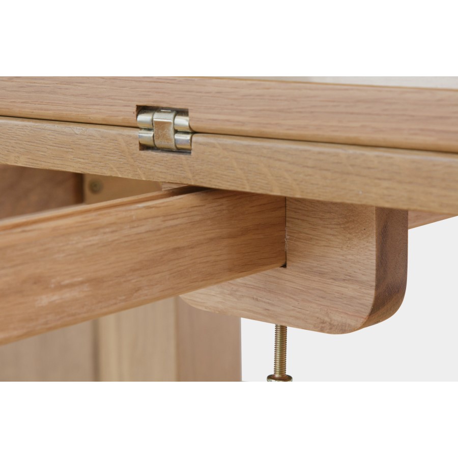 Rustic Oak Flip Top Table
