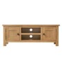 Rustic Oak Large TV Unit