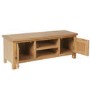 Rustic Oak Large TV Unit