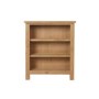 Rustic Oak Low Bookcase