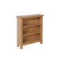 Rustic Oak Low Bookcase