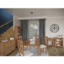 Rustic Oak Low Bookcase