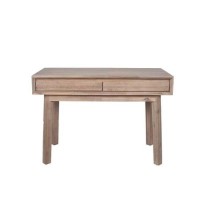 Sand Wash Acacia Wood Console Table with 2 Drawers