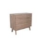 Sand Wash Acacia Wood Sideboard with 3 Drawers