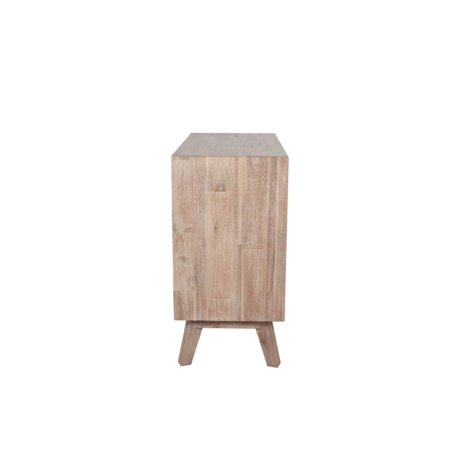 Sand Wash Acacia Wood Sideboard with 3 Drawers