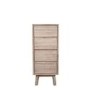 Sand Wash Acacia Wood Sideboard with 4 Drawers