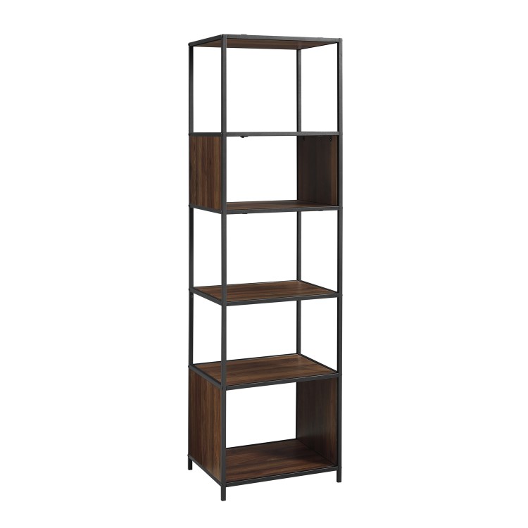 Dark Walnut Tall Bookcase