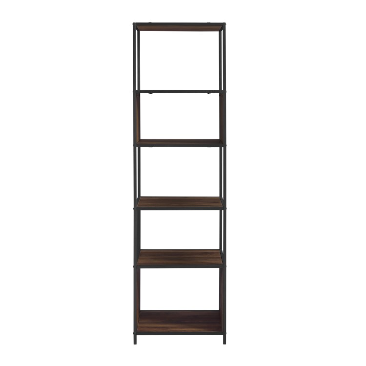 Dark Walnut Tall Bookcase