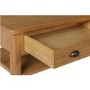 Small Rustic Oak Coffee Table with Drawers