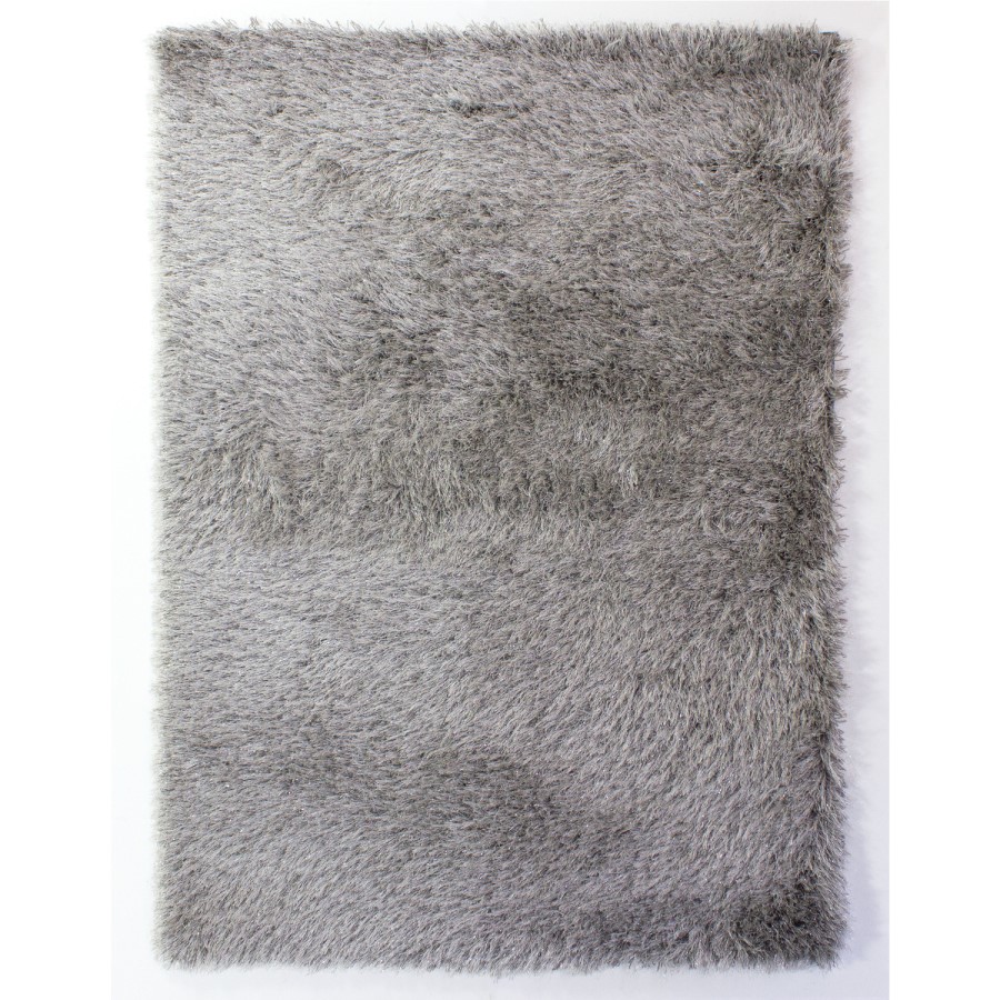 GRADE A2 - Dazzle Silver Rug with Sparkles 120x170cm - Flair