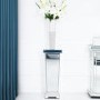 Silver Mirrored Medium Lamp Stand - Anais 
