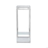 Medium Glass &amp; Stainless Steel Plant Stand - Meridian
