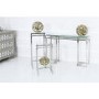 Medium Glass & Stainless Steel Plant Stand - Meridian