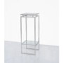 Medium Glass & Stainless Steel Plant Stand - Meridian
