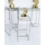 Small Glass & Stainless Steel Plant Stand