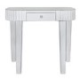 Mirrored Console Table with Rounded Edge