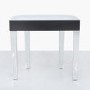 Mirrored Console Table with Rounded Edge