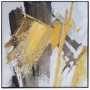 Yellow & Black Square Framed Wall Art