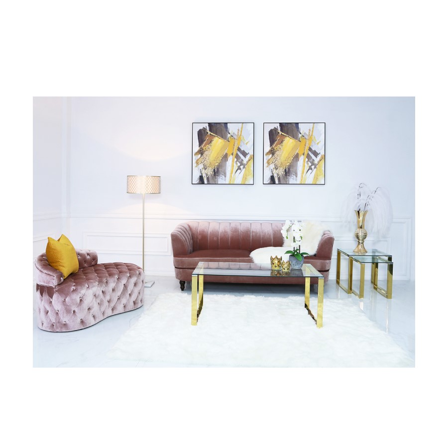 Yellow & Black Square Framed Wall Art