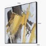 Yellow & Black Square Framed Wall Art