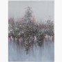 Pink & Silver Abstract Canvas Wall Art