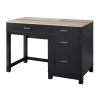 Carver Black Desk with Lift Top &amp; Drawers