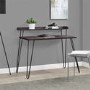 Haven Expresso Desk with Riser & Hairpin Legs