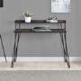 Haven Expresso Desk with Riser & Hairpin Legs