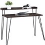 Haven Expresso Desk with Riser & Hairpin Legs
