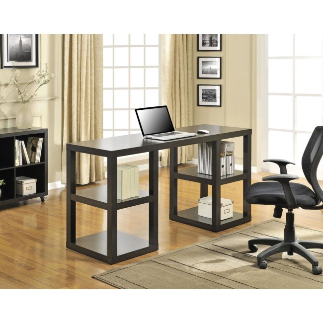 Parsons Deluxe Desk in Brown