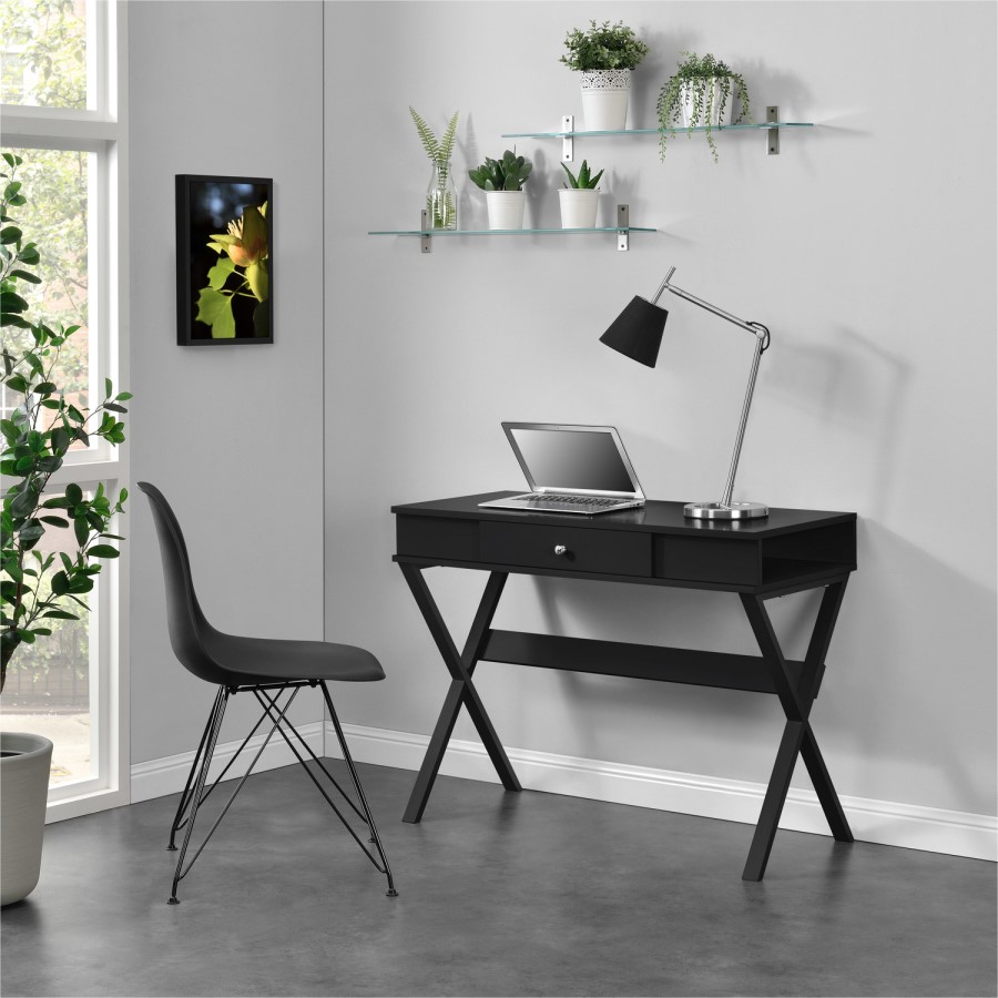 Paxton Campaign Desk in Black