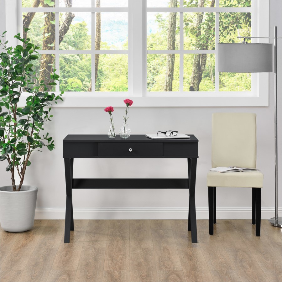Paxton Campaign Desk in Black